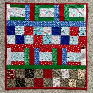 Colorful Handmade Patchwork Quilt